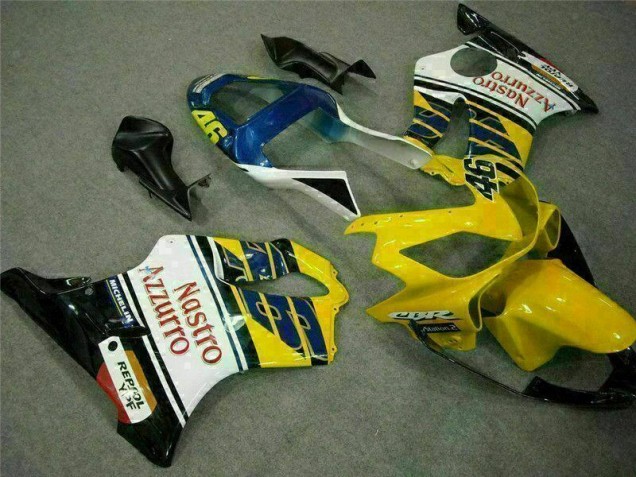 Honda CBR 600 F4i 2001-2003 Verkleidungen - Gelb Weiß
