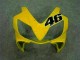 Honda CBR 600 F4i 2001-2003 Verkleidungen - Gelb Weiß