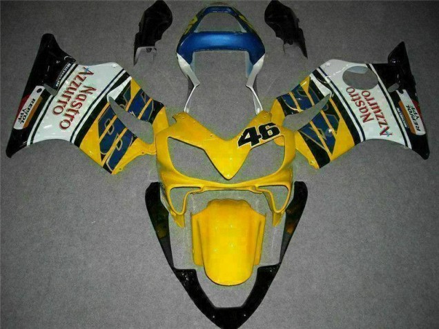 Honda CBR 600 F4i 2001-2003 Verkleidungen - Gelb Weiß