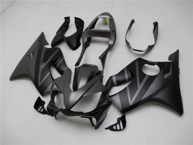 Honda CBR 600 F4i 2001-2003 Verkleidungen - Matt Schwarz Grau