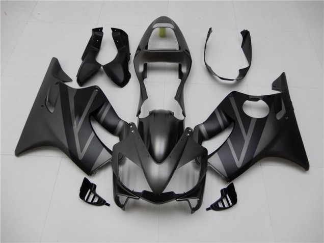 Honda CBR 600 F4i 2001-2003 Verkleidungen - Matt Schwarz Grau