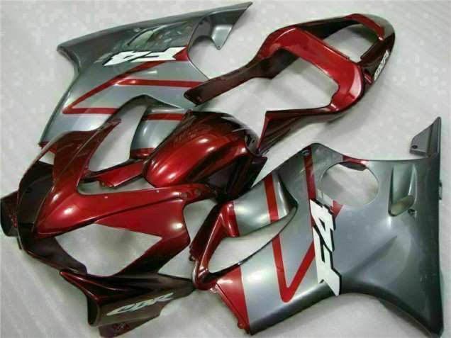 Honda CBR 600 F4i 2001-2003 Verkleidungen - Rot Silber