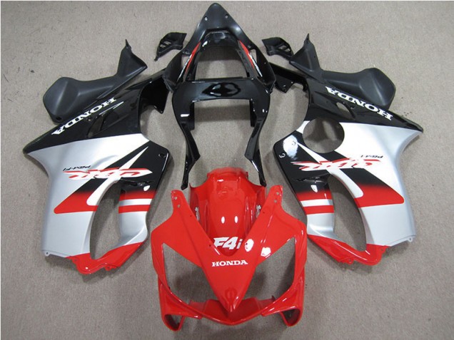 Honda CBR 600 F4i 2001-2003 Verkleidungen - Rot Weiß Schwarz