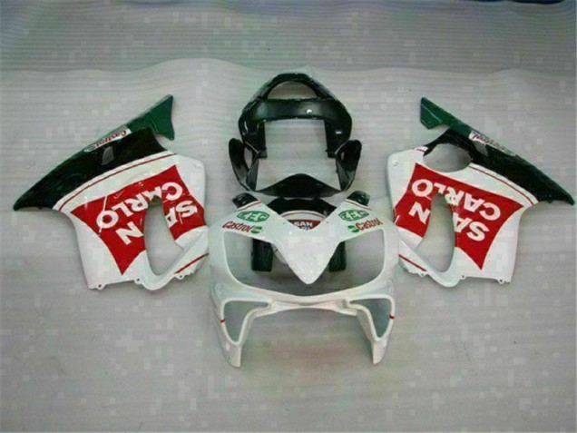 Honda CBR 600 F4i 2001-2003 Verkleidungen - Rot Weiß Schwarz San Carlo