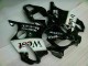 Honda CBR 600 F4i 2001-2003 Verkleidungen - Weiß Schwarz West