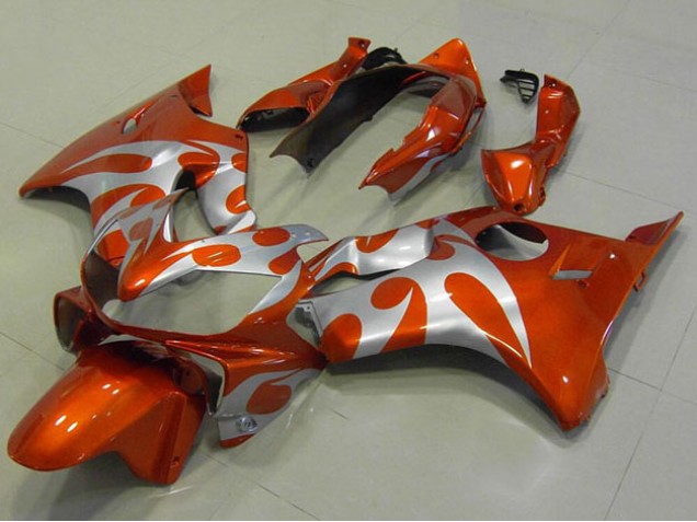 Honda CBR 600 F4i 2004-2007 Verkleidungen - Orange Silber