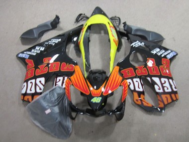 Honda CBR 600 F4i 2004-2007 Verkleidungen - Schwarz Rot 46