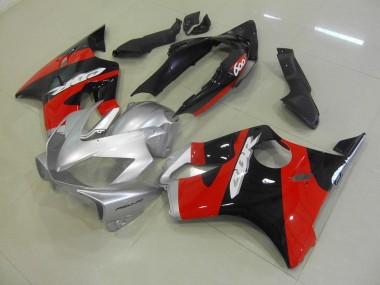 Honda CBR 600 F4i 2004-2007 Verkleidungen - Schwarz Rot Silber