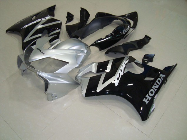 Honda CBR 600 F4i 2004-2007 Verkleidungen - Schwarz Silber