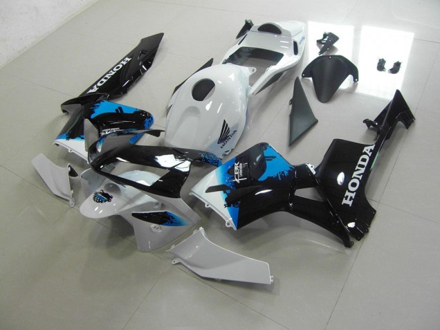 Honda CBR 600 RR 2003-2004 Verkleidung - Weiß Schwarz Blau Honda CBR 600 RR 2003-2004 Verkleidung - Weiß Schwarz Blau