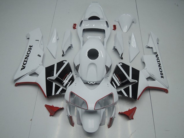 Honda CBR 600 RR 2003-2004 Verkleidung - Weiß Schwarz