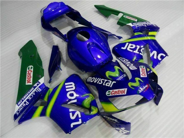 Honda CBR 600 RR 2003-2004 Verkleidungen - BlauGrün Movistar Castrol