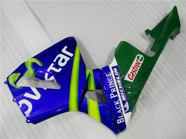 Honda CBR 600 RR 2003-2004 Verkleidungen - BlauGrün Movistar Castrol