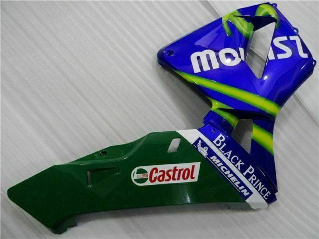 Honda CBR 600 RR 2003-2004 Verkleidungen - BlauGrün Movistar Castrol