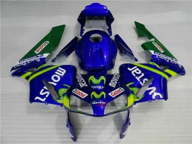 Honda CBR 600 RR 2003-2004 Verkleidungen - BlauGrün Movistar Castrol
