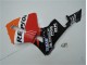 Honda CBR 600 RR 2003-2004 Verkleidungen - Orange Rot Schwarz Repsol