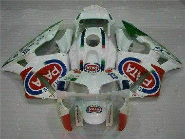 Honda CBR 600 RR 2003-2004 Verkleidungen & Plastik - Weiß
