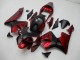 Honda CBR 600 RR 2003-2004 Verkleidungen - Rot Schwarz
