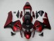 Honda CBR 600 RR 2003-2004 Verkleidungen - Rot Schwarz