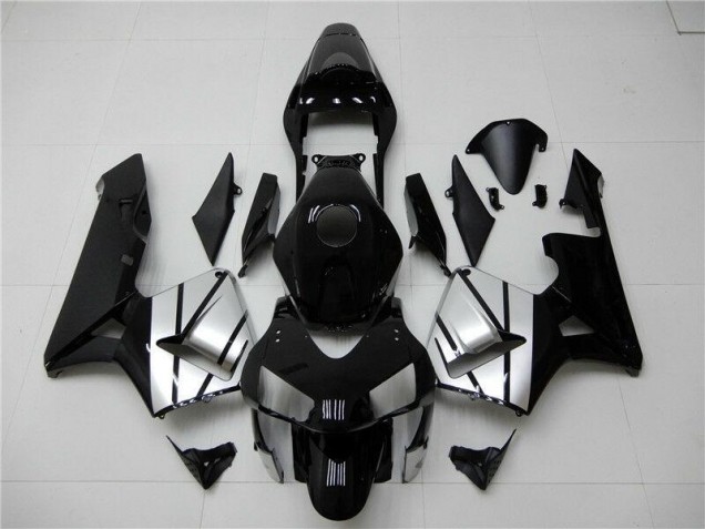 Honda CBR 600 RR 2003-2004 Verkleidungen - Schwarz Silber