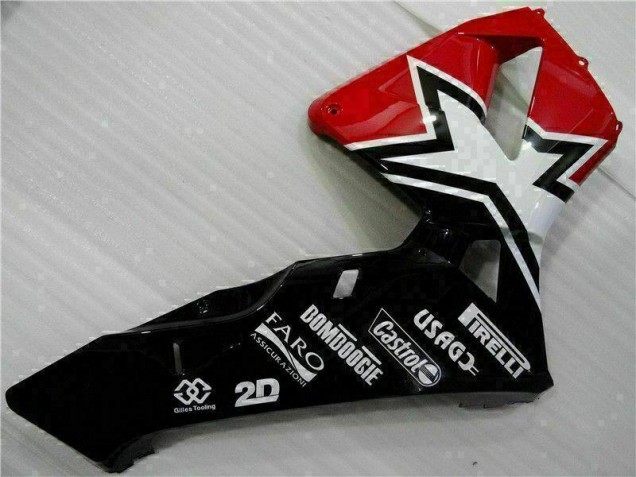 Honda CBR 600 RR 2003-2004 Verkleidungen - Schwarz Weiß 11