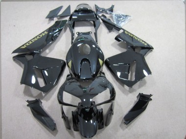 Honda CBR 600 RR 2003-2004 Verkleidungen - Schwarz und Gold Aufkleber