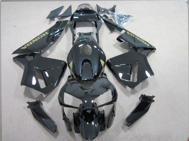Honda CBR 600 RR 2003-2004 Verkleidungen - Schwarz und Gold Aufkleber