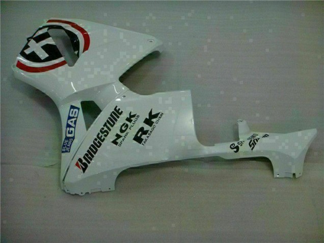 Honda CBR 600 RR 2003-2004 Verkleidungen - Weiß Blau R 2