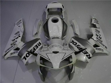 Honda CBR 600 RR 2003-2004 Verkleidungen - Weiß Repsol