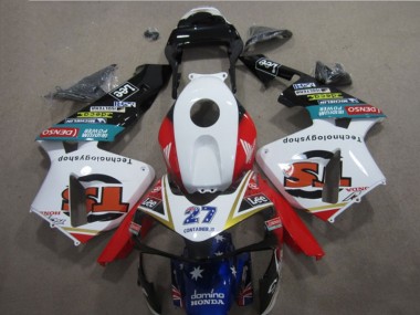 Honda CBR 600 RR 2003-2004 Verkleidungen - Weiß Rot Blau 27