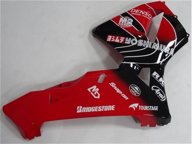 Honda CBR 600 RR 2005-2006 Verkleidung & Plastik - Rot Schwarz