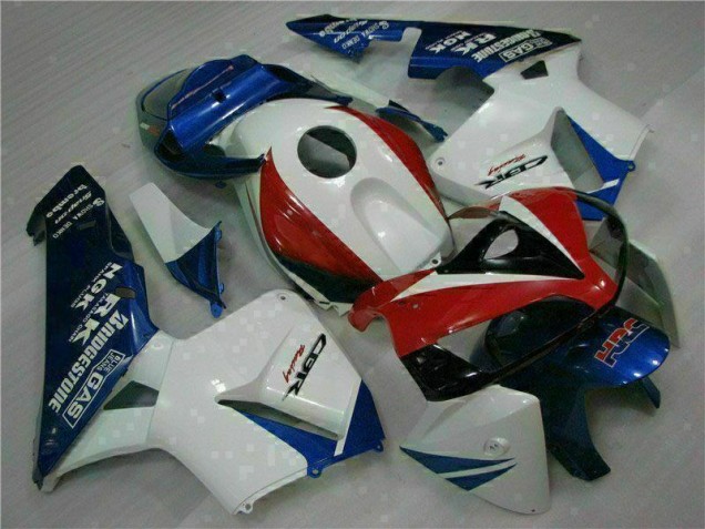 Honda CBR 600 RR 2005-2006 Verkleidung - Weiß Blau
