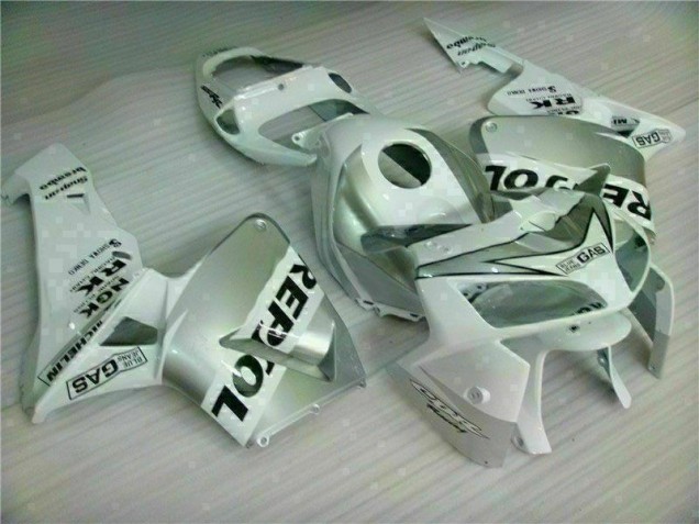 Honda CBR 600 RR 2005-2006 Verkleidung - Weiß Repsol