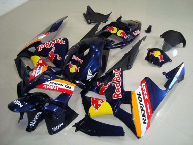 Honda CBR 600 RR 2005-2006 Verkleidungen - Dunkel blau Rot Bull Repsol