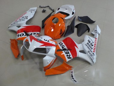 Honda CBR 600 RR 2005-2006 Verkleidungen - Orange Weiß Repsol