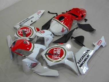 Honda CBR 600 RR 2005-2006 Verkleidungen - Perl Weiß Lucky Strike