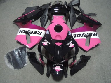 Honda CBR 600 RR 2005-2006 Verkleidungen - Rosa Schwarz Repsol