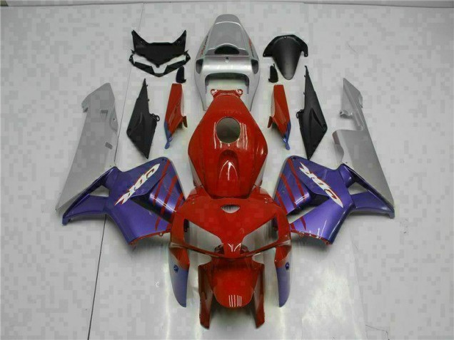 Honda CBR 600 RR 2005-2006 Verkleidungen - Rot Lila