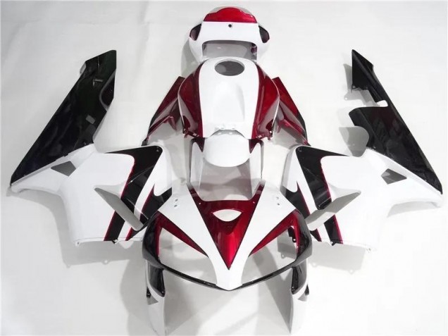 Honda CBR 600 RR 2005-2006 Verkleidungen - Rot Weiß Schwarz Honda CBR 600 RR 2005-2006 Verkleidungen - Rot Weiß Schwarz