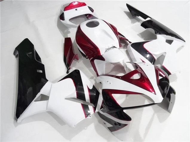 Honda CBR 600 RR 2005-2006 Verkleidungen - Rot Weiß Schwarz Honda CBR 600 RR 2005-2006 Verkleidungen - Rot Weiß Schwarz