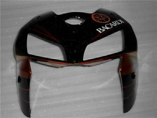 Honda CBR 600 RR 2005-2006 Verkleidungen - Schwarz Orange BACARDI