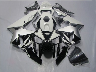 Honda CBR 600 RR 2005-2006 Verkleidungen - Schwarz Weiß
