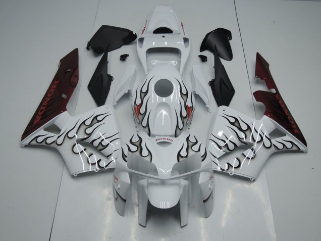 Honda CBR 600 RR 2005-2006 Verkleidungen - Schwarze Flamme