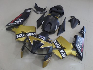 Honda CBR 600 RR 2005-2006 Verkleidungen - Schwarzgold Repsol
