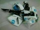 Honda CBR 600 RR 2005-2006 Verkleidungen - Weiß Blau Honda CBR 600 RR 2005-2006 Verkleidungen - Weiß Blau