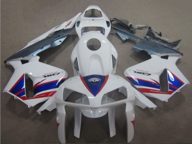 Honda CBR 600 RR 2005-2006 Verkleidungen - Weiß Blau Rot