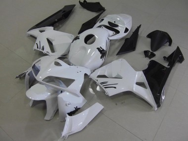 Honda CBR 600 RR 2005-2006 Verkleidungen - Weiß mit Besonders Aufkleber