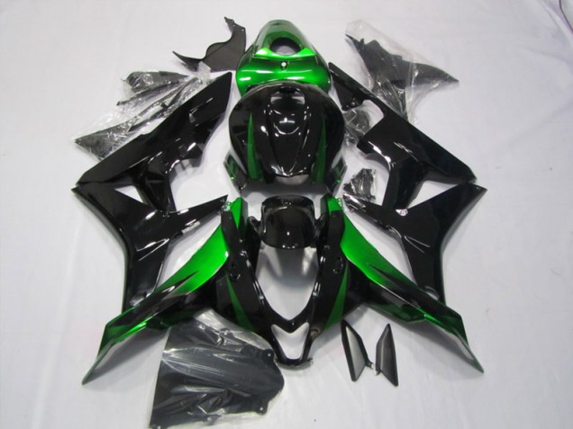Honda CBR 600 RR 2007-2008 Verkleidung - Schwarz Grün