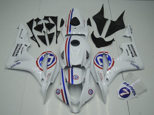 Honda CBR 600 RR 2007-2008 Verkleidung - Weiß