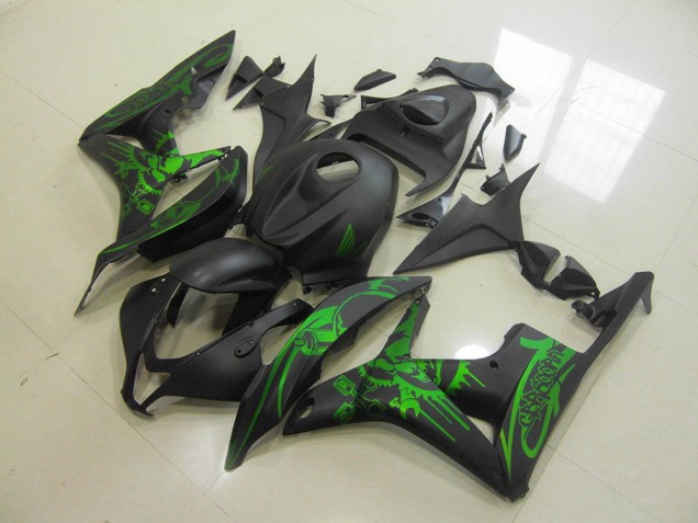 Honda CBR 600 RR 2007-2008 Verkleidungen - Grüner Totenkopf